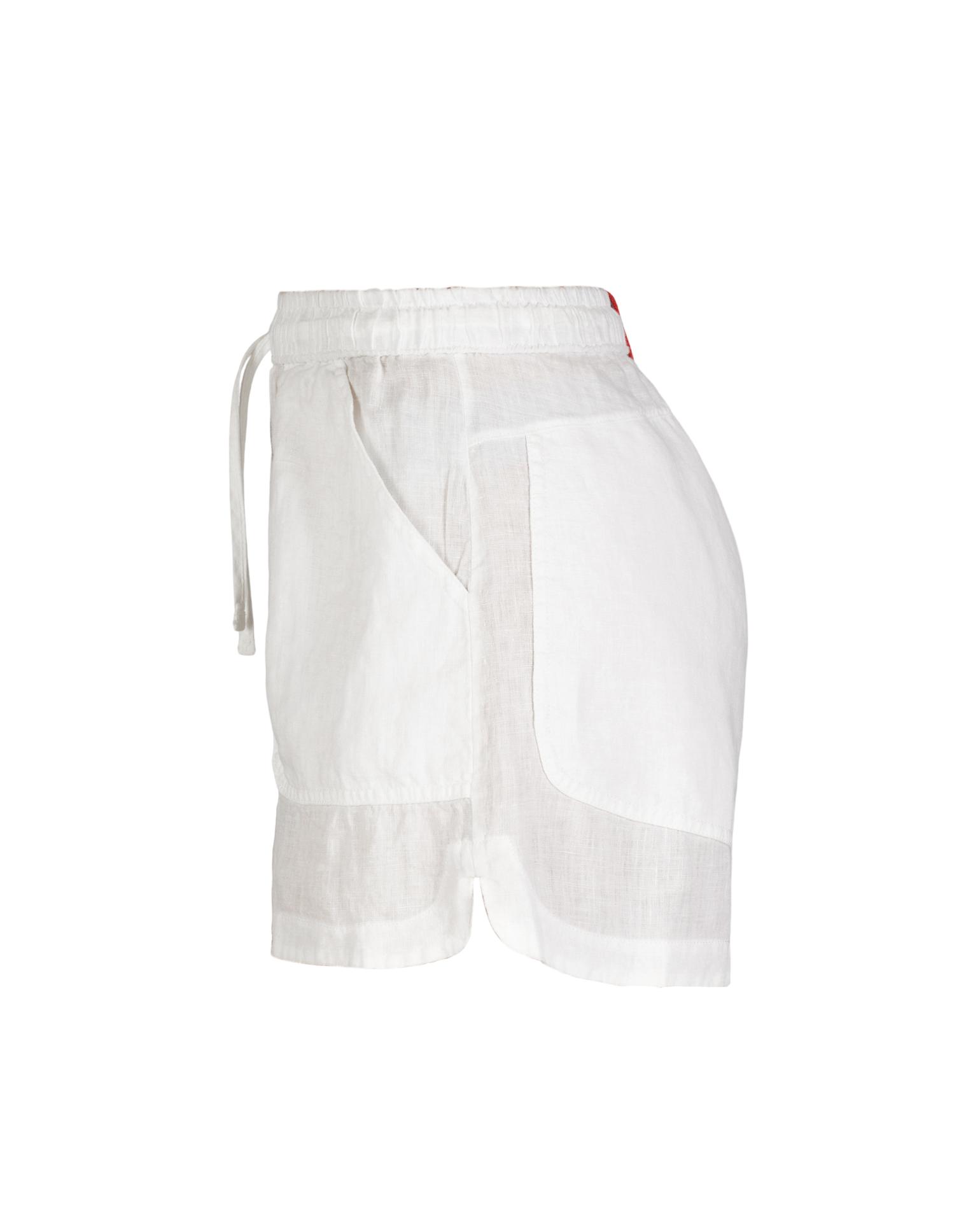 Amundsen Safari Linen Shorts Womens Natural