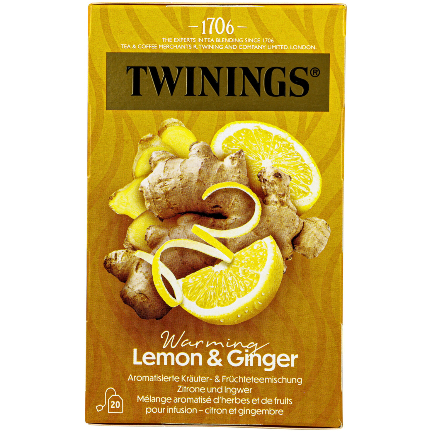 Twinings Zitrone-Ingwer 20 Portionen