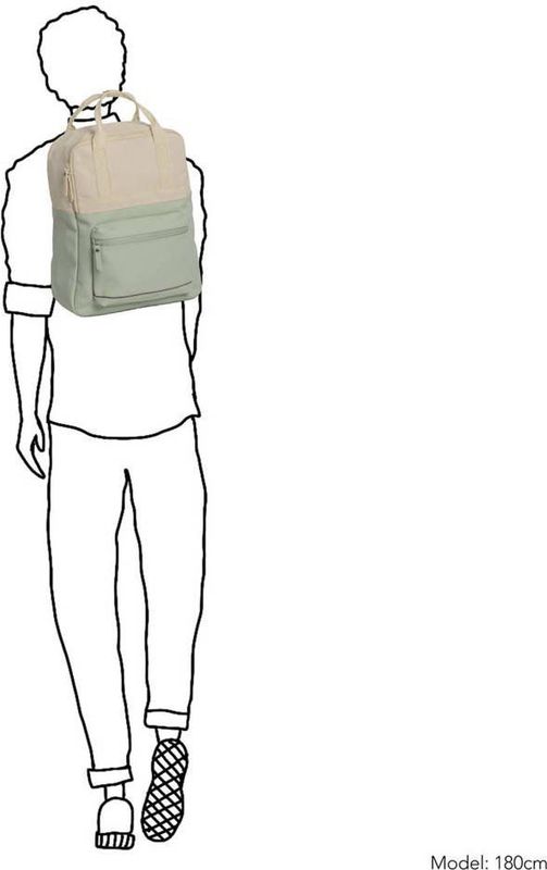 Daniel Ray - Providenc - Laptop Rugzak - Mint/Beige - Waterafstotend