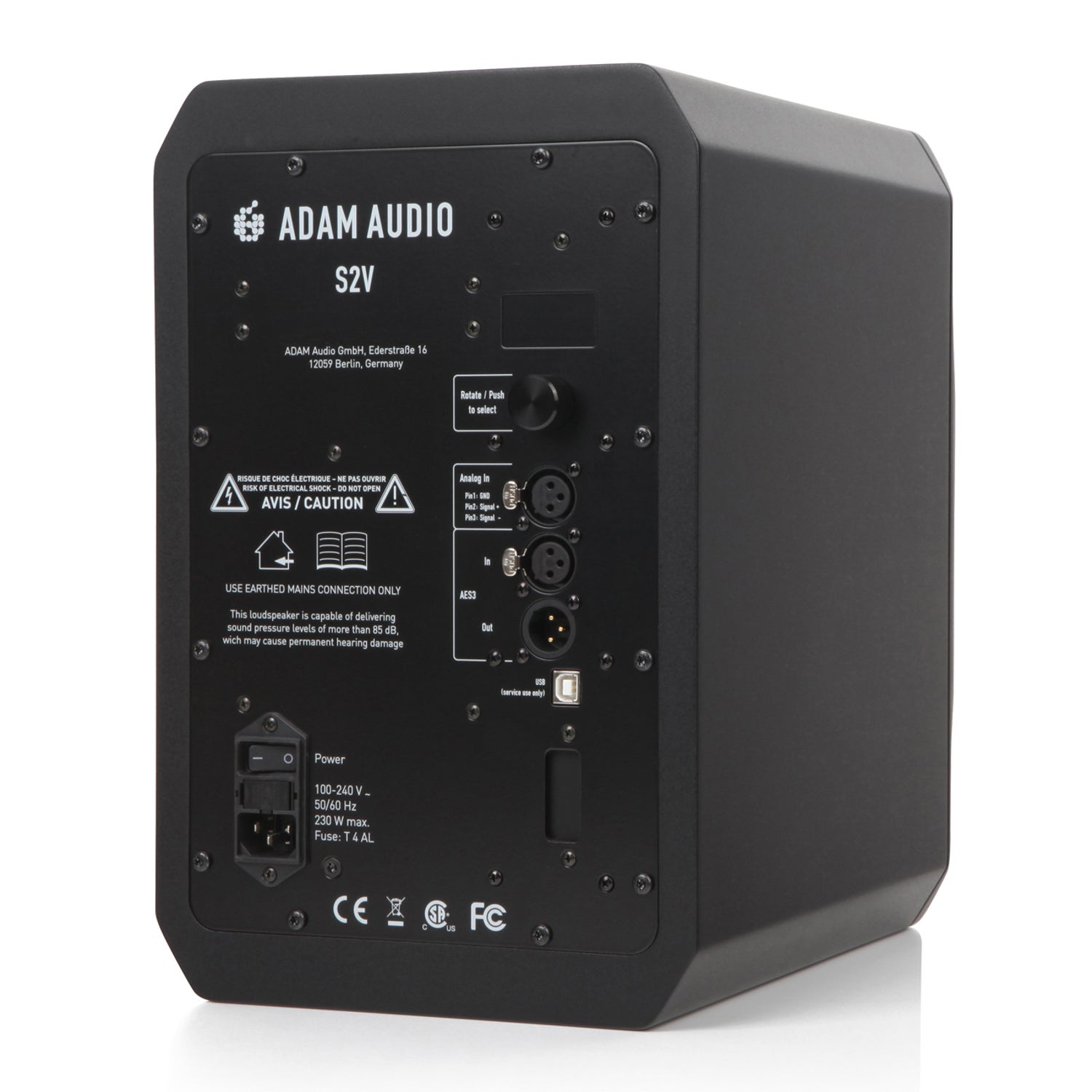Adam S2V actieve studiomonitor (per stuk)