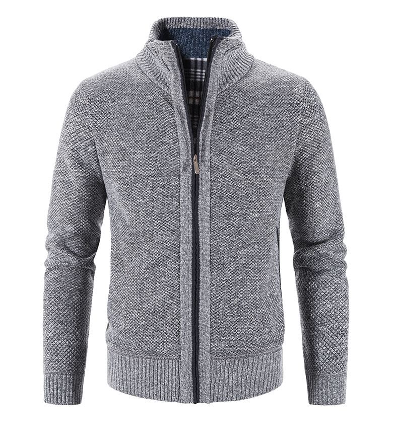 YIKES - Effen cardigan met opstaande kraag en rits