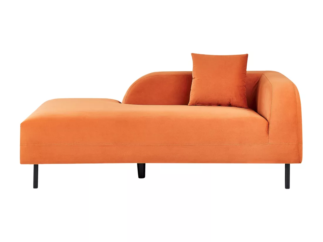 Chaise longue orange côté gauche LE CRAU