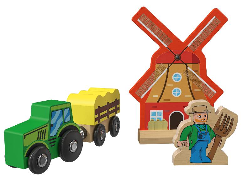 Houten treinset