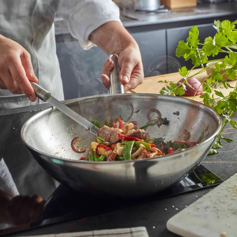 Demeyere Apollo 7 Wok 30cm met Glasdeksel