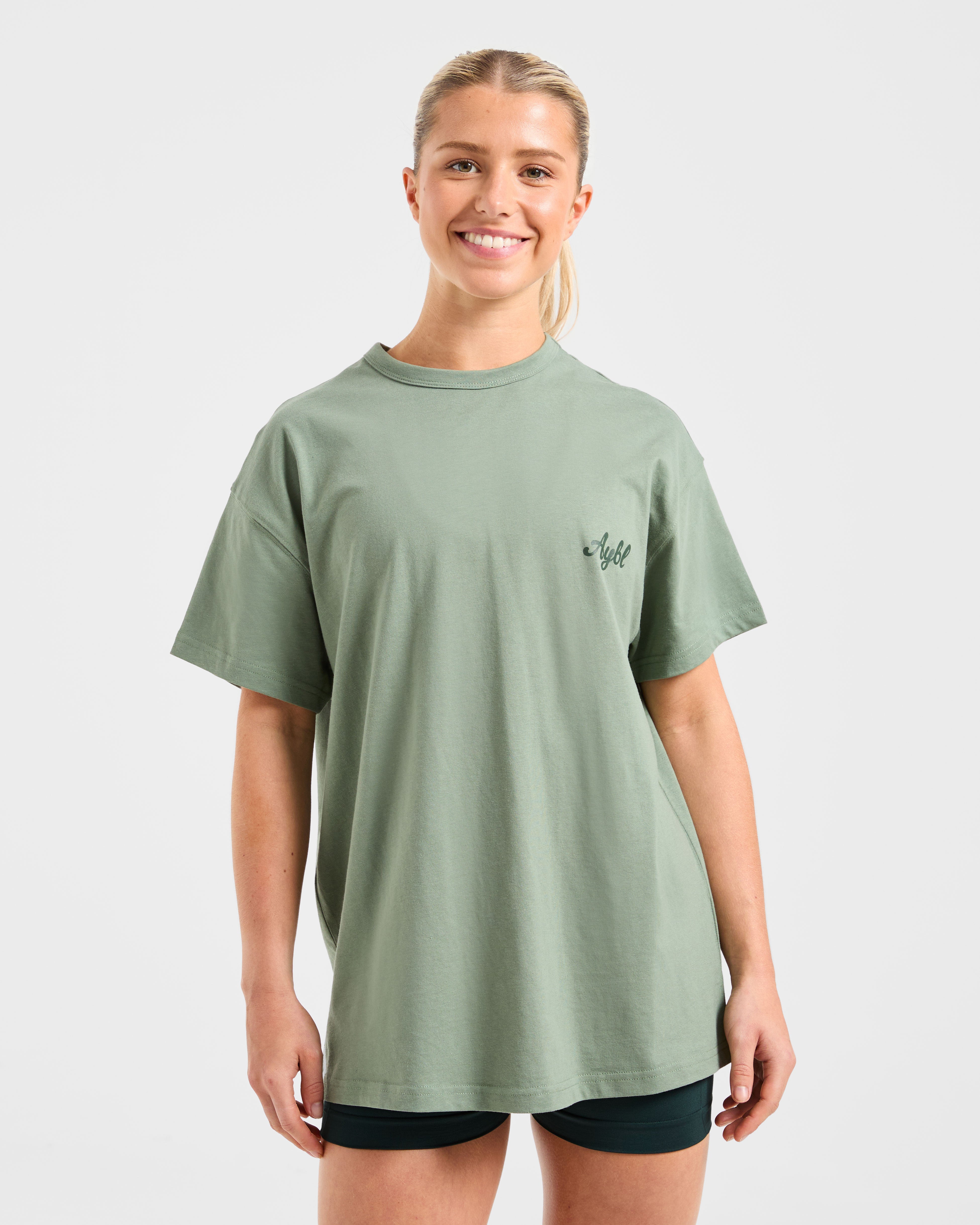 Body Achieve Mind Believe Oversized T Shirt