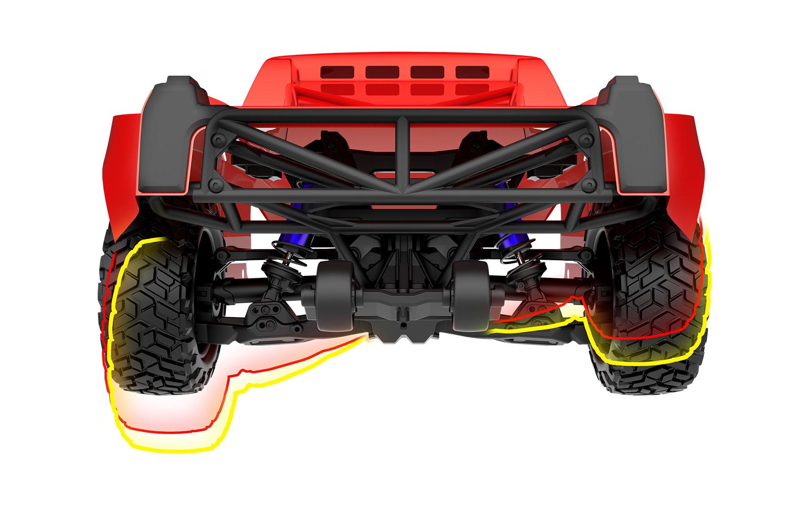 Short Course Truck Maxx Slash 4x4 6S Rot, ARTR, 1:8<br>Robuster 6S Brushless 4WD SCT