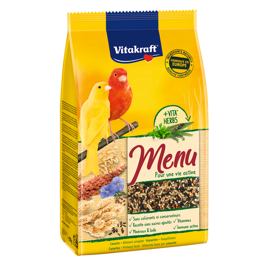 Menu complet pour l'alimentation principale des canaris 900g