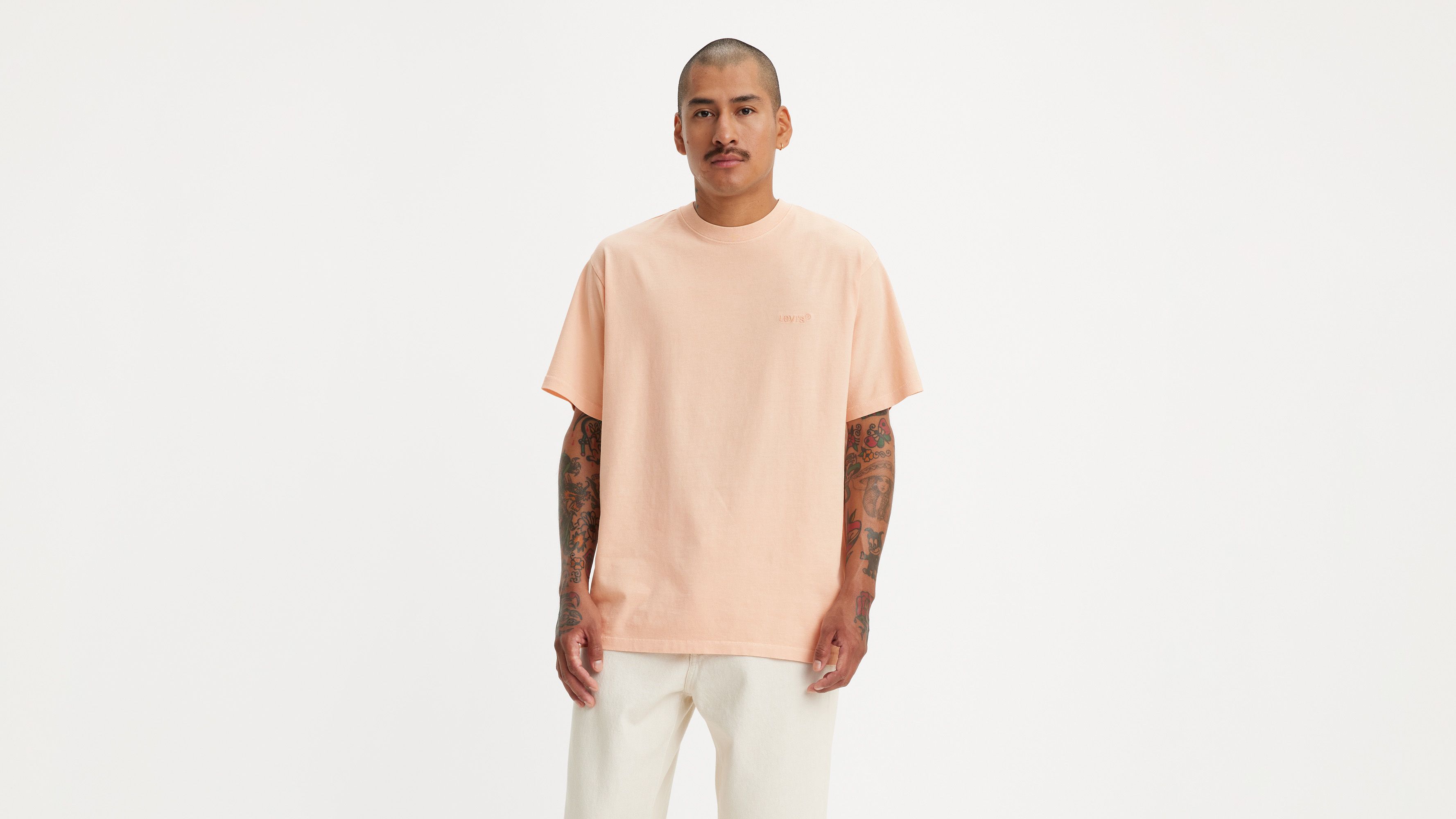 Levi's® t-shirt vintage Red Tab™ - Garment Dye Pale Peach - Orange