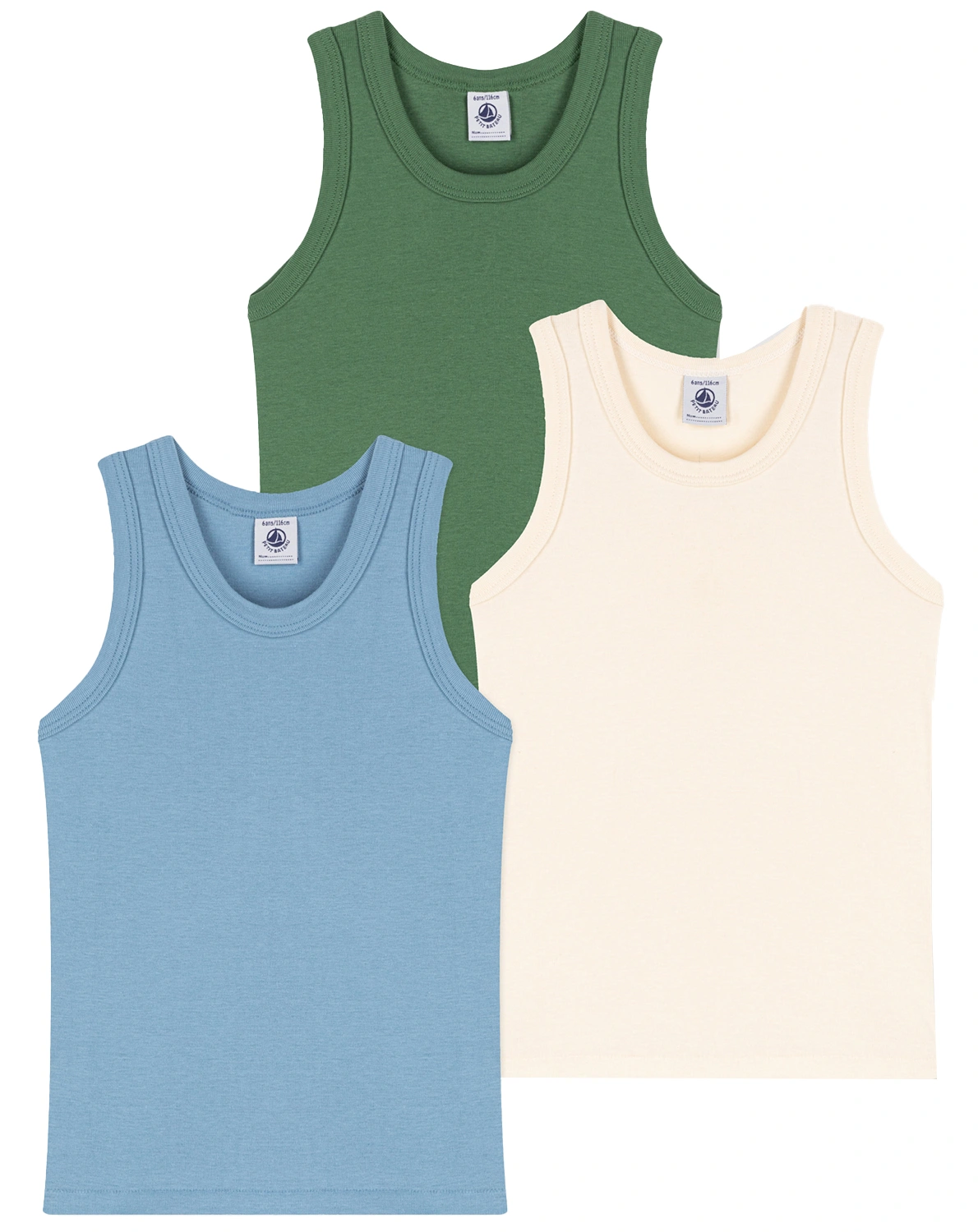 Unterhemd BASIC 3er Pack in bunt