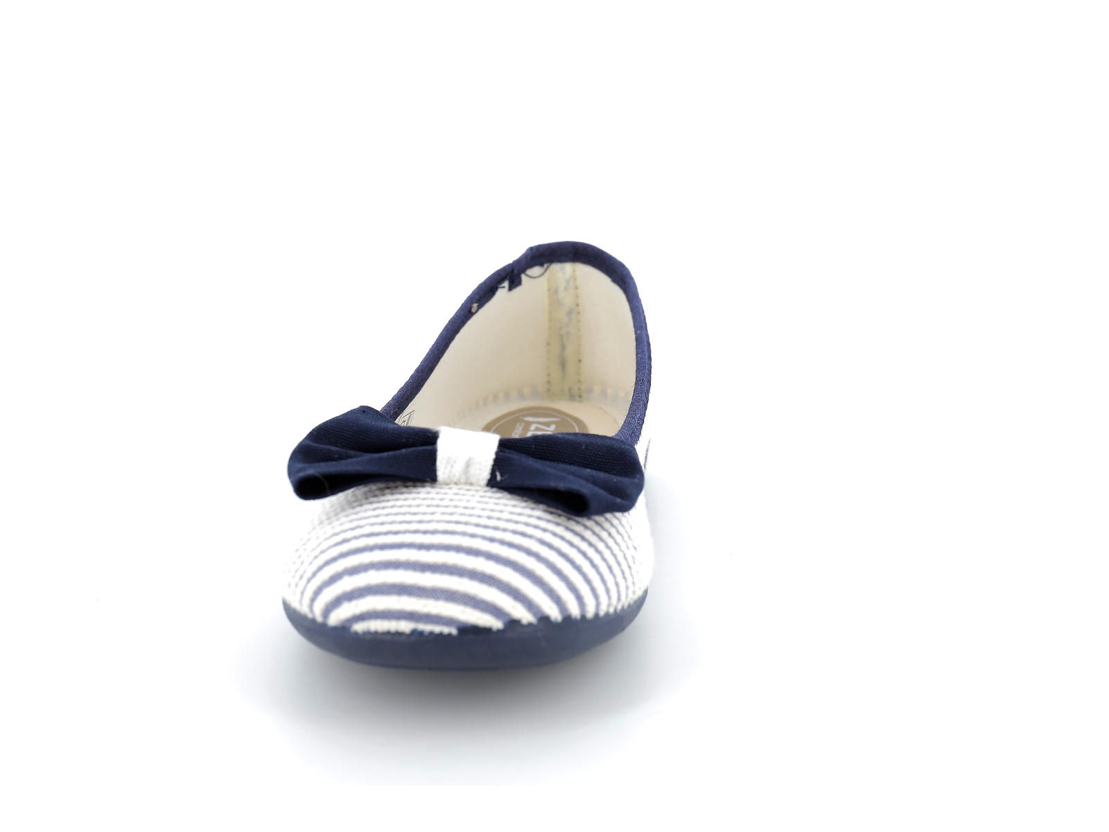 F brand-2354 Textile Marine-Blanc