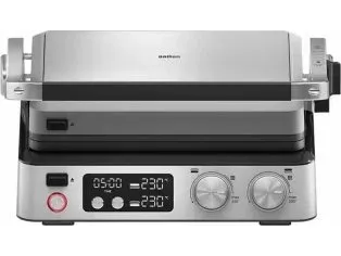 Braun MultiGrill 7, Sort, Rustfrit stål, Rektangulær, Knapper, Dreje, 667 cm², 290 x 230 mm, Tryktstøbt aluminium