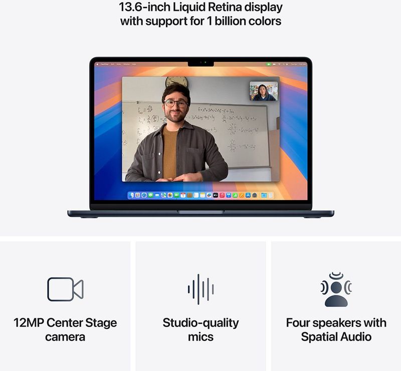 Apple - MacBook Air - Laptop - Middernacht - M4 - 24 GB - 512 GB