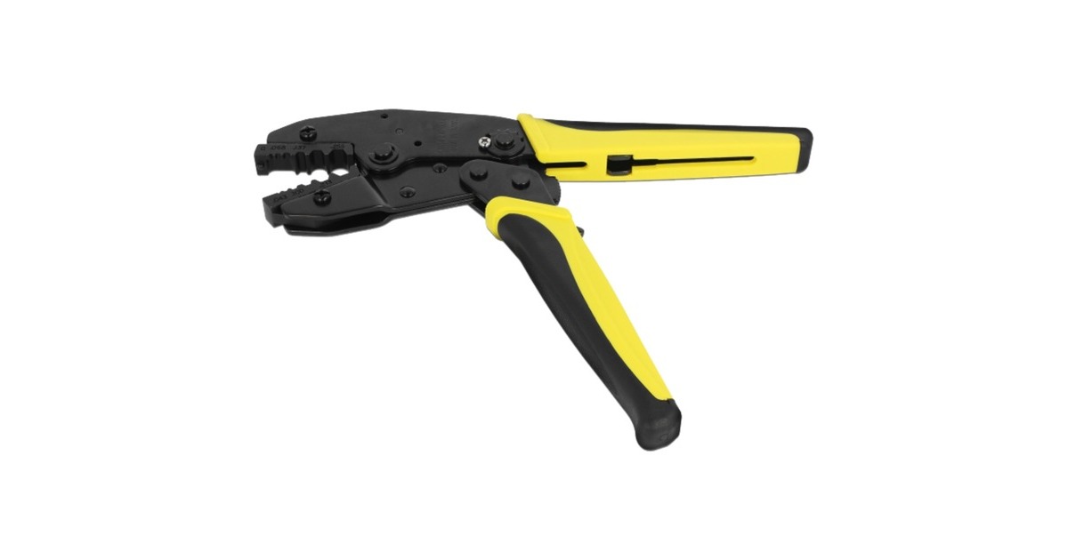DeLOCKUniversele Coax Krimptang  (Zwart/geel, 6 diameters)