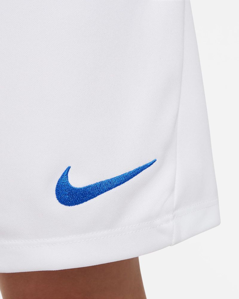 Short Nike Park III Blanc & Bleu Royal pour enfant