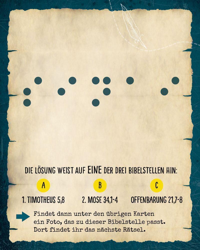 Find your way out - Bibel-Escape-Spiel