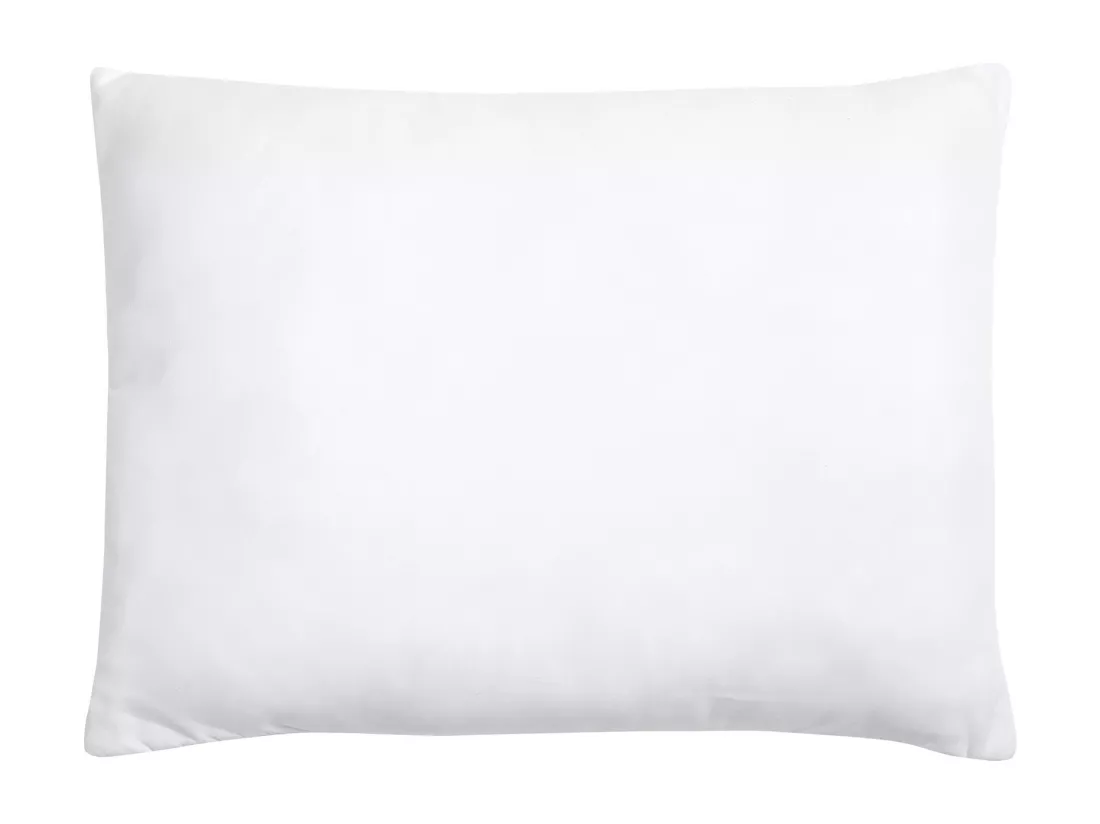 Lot de 2 oreillers ERRIGAL Bas Microfibre 50 x 60 cm Blanc