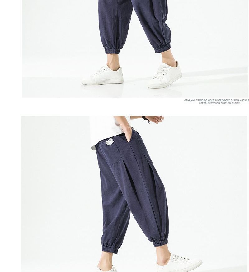 Lefitt - Effen Harem Cropped Broek