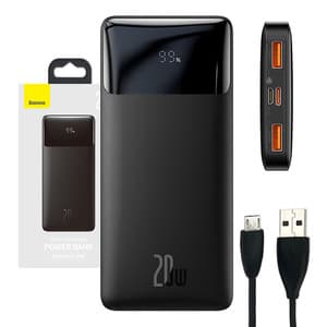 Powerbank Baseus Bipow 10000mAh, 20W (sort)