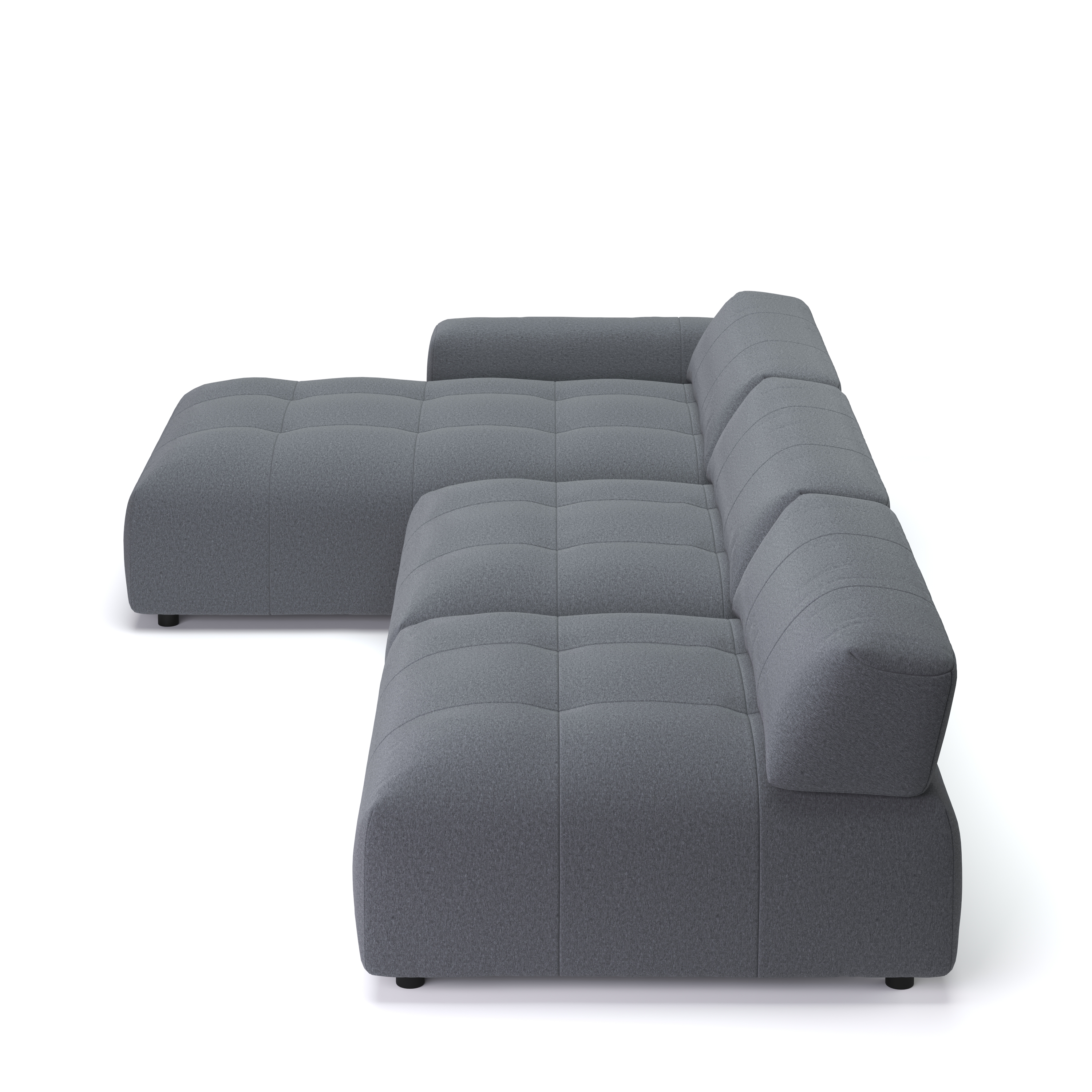 Ecksofa BONNIE links anthrazit