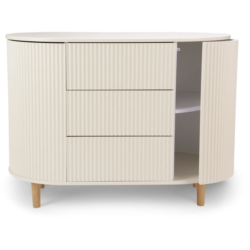 Køb KAS Kopenhagen Cream Oak Kai Kommode