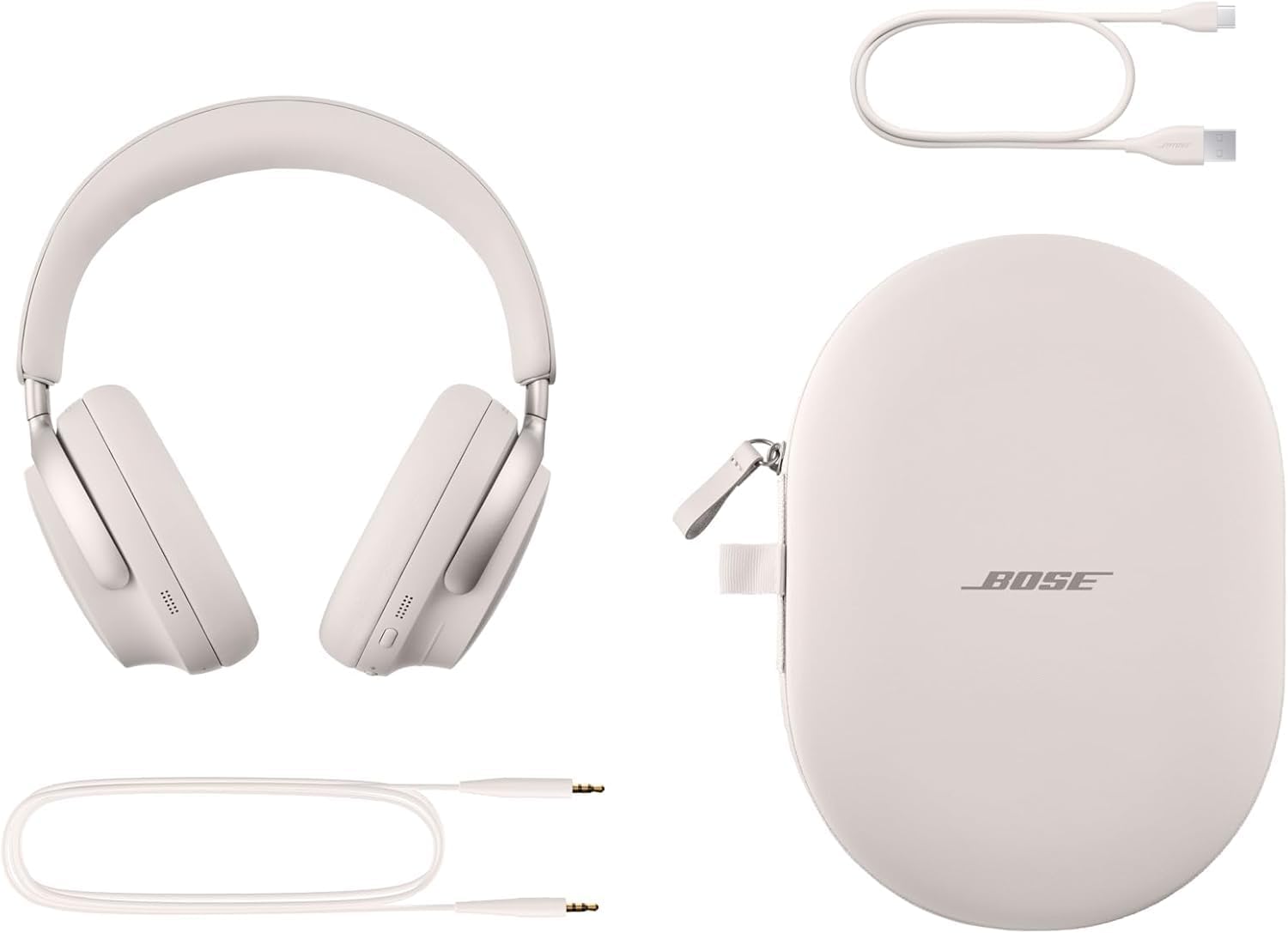 Bose QuietComfort Ultra Headphones, Casque sans Fil à réduction de Bruit avec Audio Spatial, Casque Bluetooth Confortable, Jusqu’à 24 h d’autonomie de la Batterie