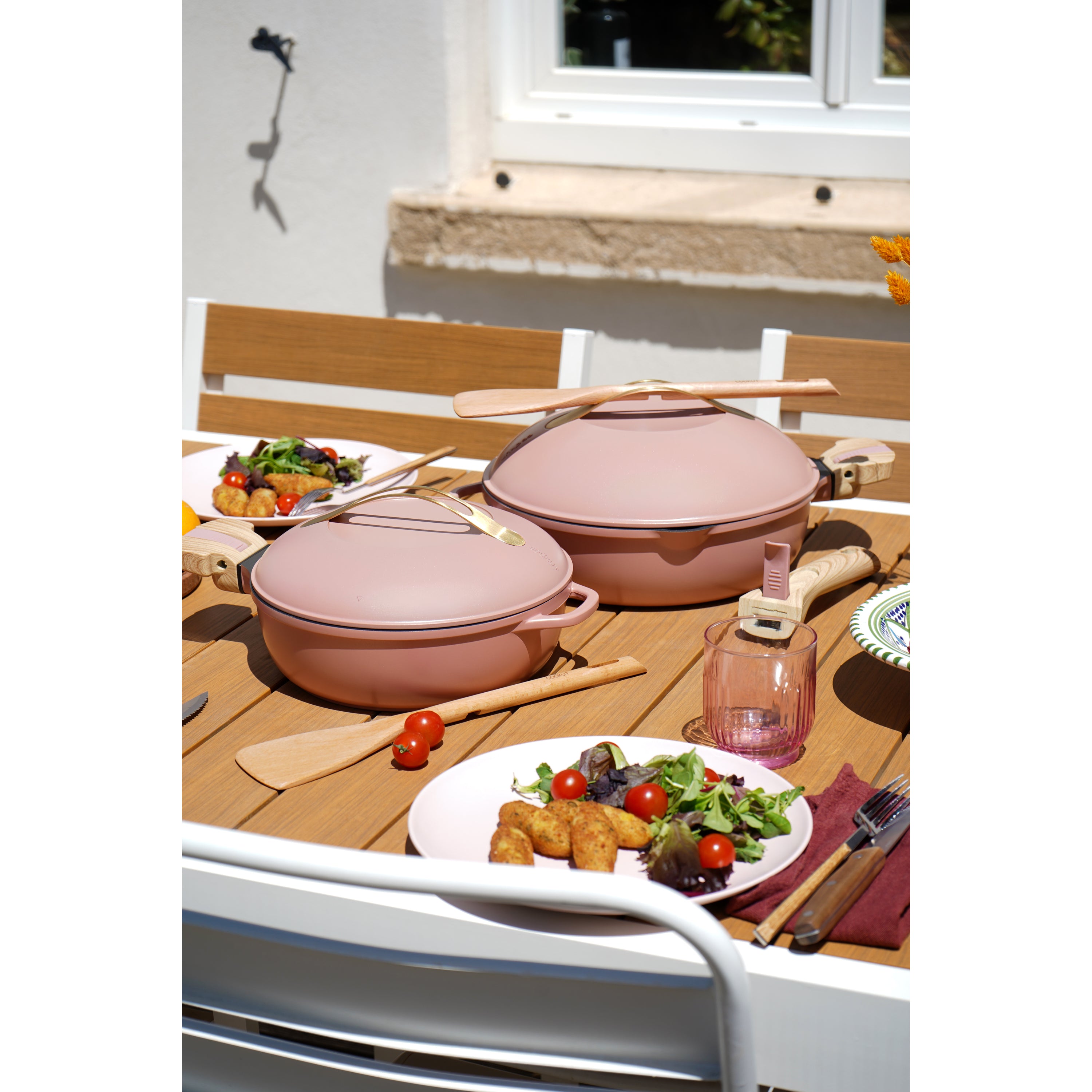 Cookut La Fabuleuse multifunctionele kookpot Ã24 cm - Pivoine