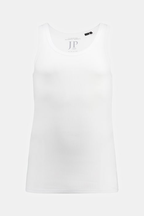 Tank Top, Rippe, ärmellos, bis 8XL