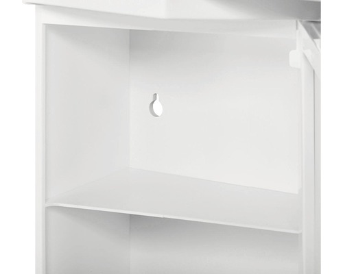 Sieper Chico GL witte spiegelkast 62x52 cm IP20