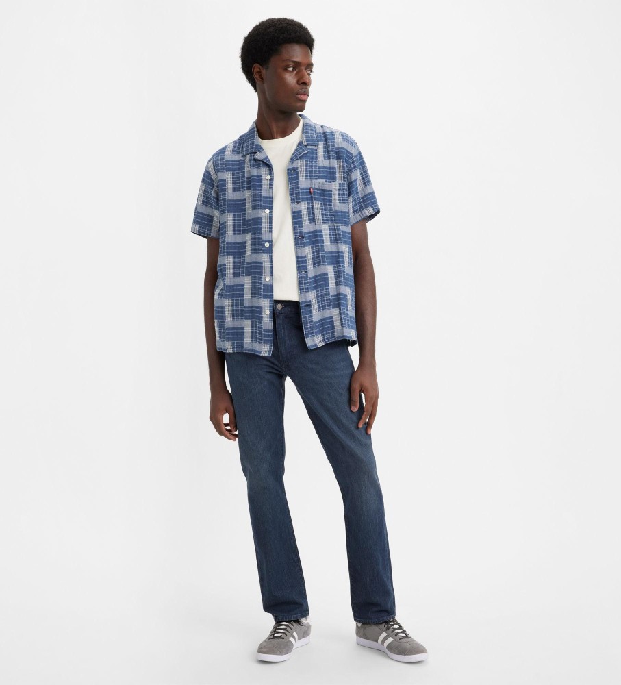 Calça jeans Levi's 511 Slim azul escuro