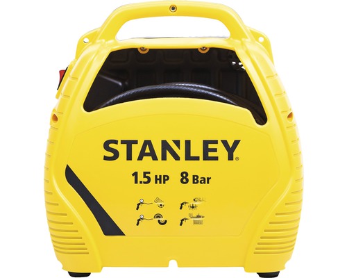 Stanley mobiele compressor inclusief bandenpomp, 3m luchtslang en 3x adapters