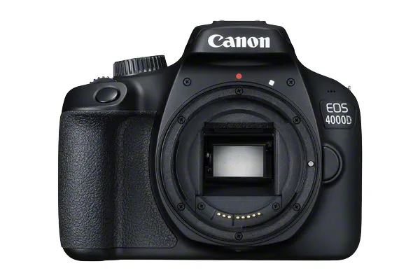 Canon EOS 4000D - Digitalkamera - SLR - 18.0 MP - APS-C - 1080 p / 30 fps - Wi-Fi - svart (Only Body, no lens)