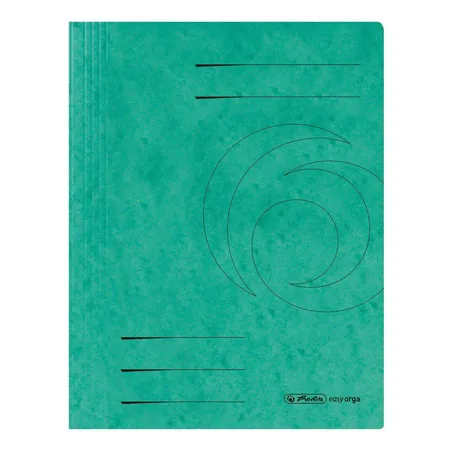 Herlitz Spiralhefter Pappe DIN A4 grün