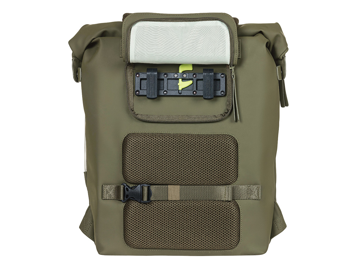 Basil SoHo Nordlicht fietsrugzak - Olive Green