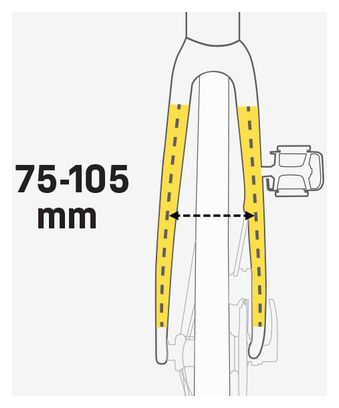 Porte-Bagages Avant Topeak TetraRack R1 Noir