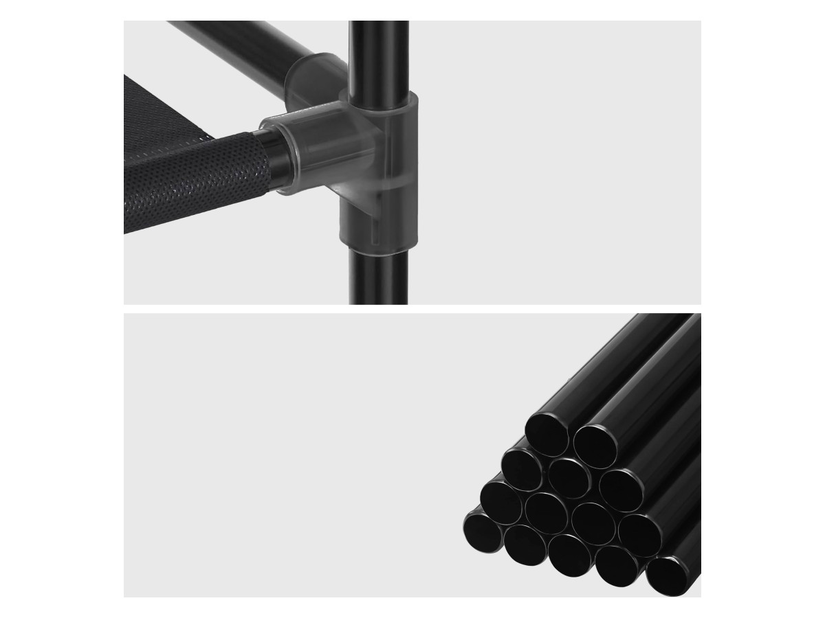 Brixy Black opvouwbare campingkast - 170 x 45 x 175 cm
