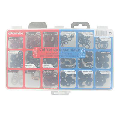 Coffret de dépannage robinet et raccord - 300 joints