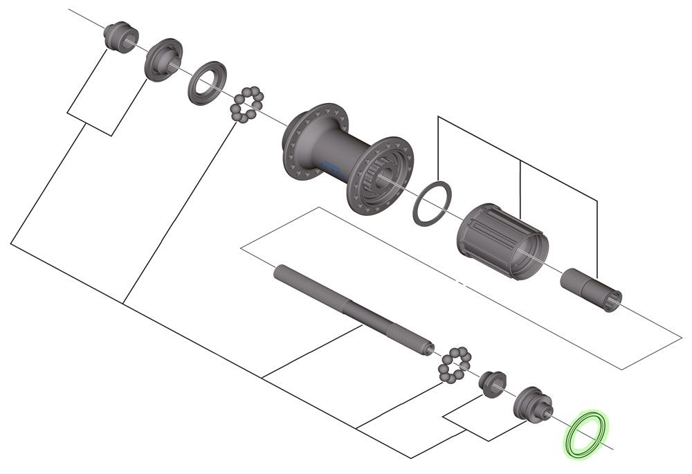 Shimano Distanzring 1.85 mm für 10-fach Kassetten