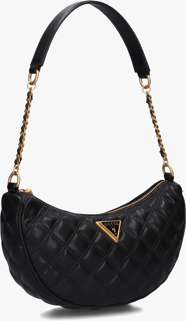 GUESS zwarte guess schoudertas giully top zip shoulder
