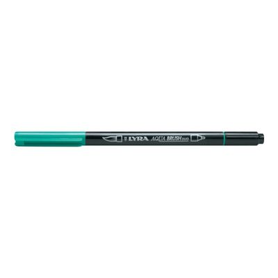 Lyra Aqua Brush Duo - Feutre pinceau double pointe - vert minéral