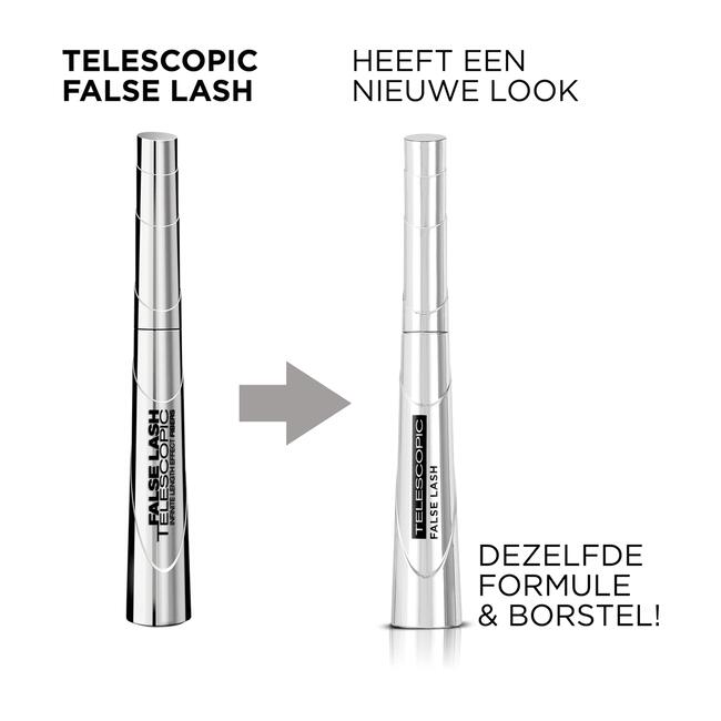 L'Oréal Paris False Lash Telescopic Mascara Magnetic Zwart