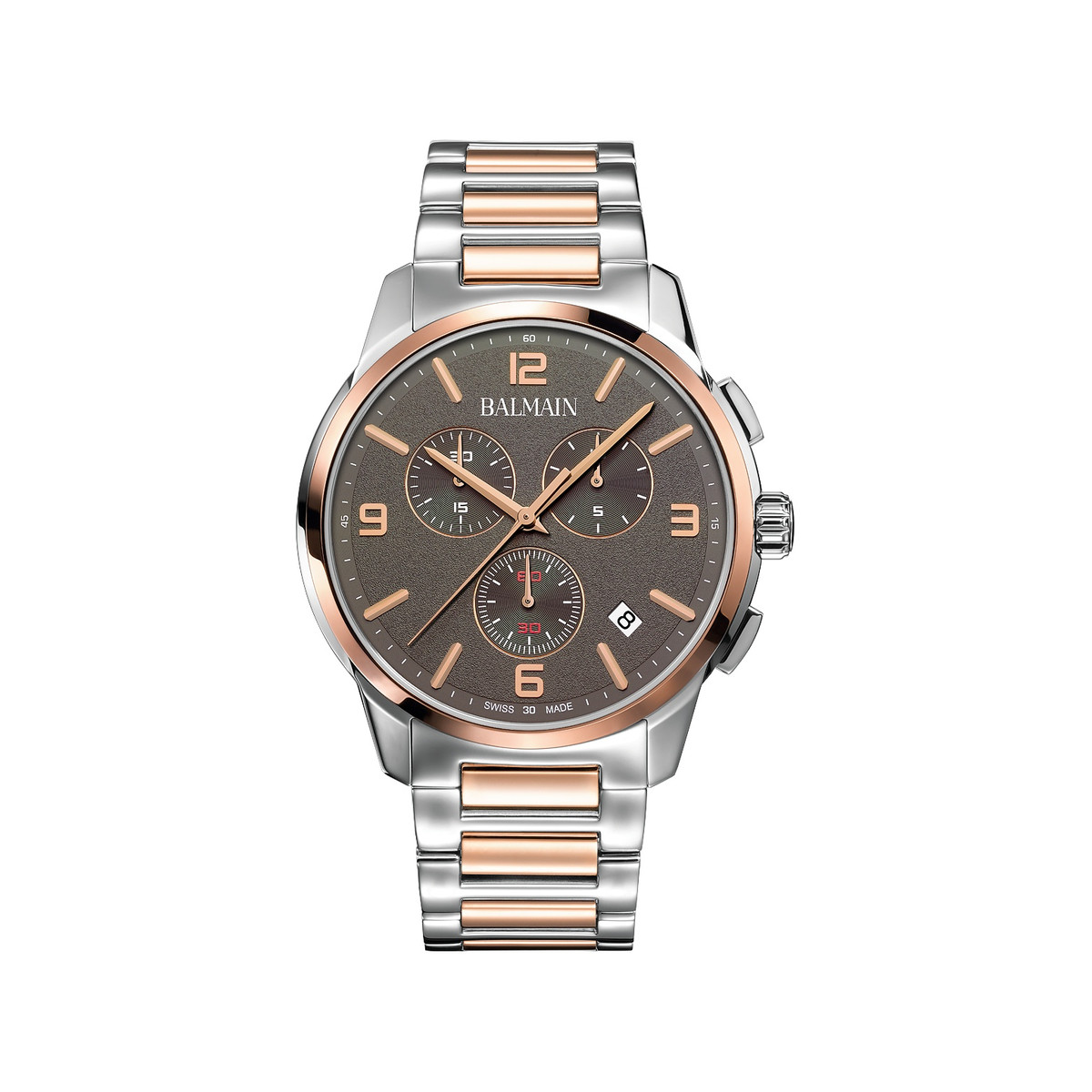 Montre Balmain homme acier bicolore rose
