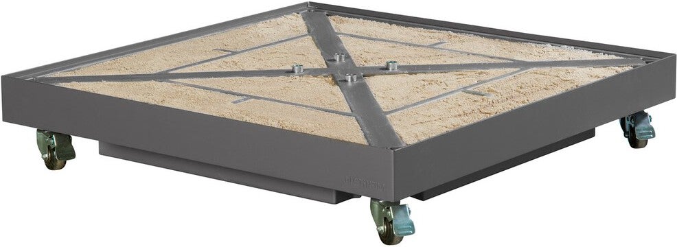 Platinum Outdoorable parasolvoet Ceramica antraciet 90 kg 81 x 81 x 15 cm