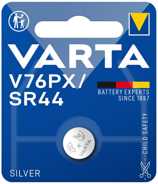 V 76 PX Knapcellebatteri Sølvoxid 1.55 V 145 mAh Varta