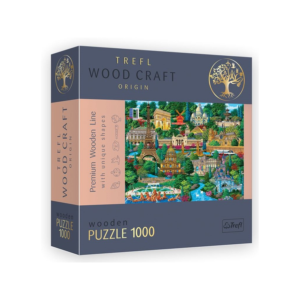 Puzzle en bois - France - 1000 pièces