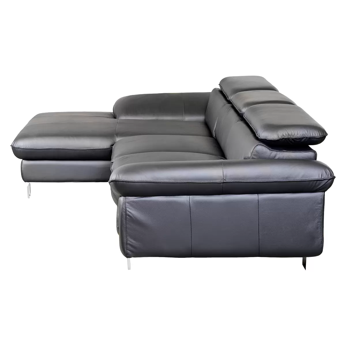 Ecksofa Driver 191 x 126 Schwarz