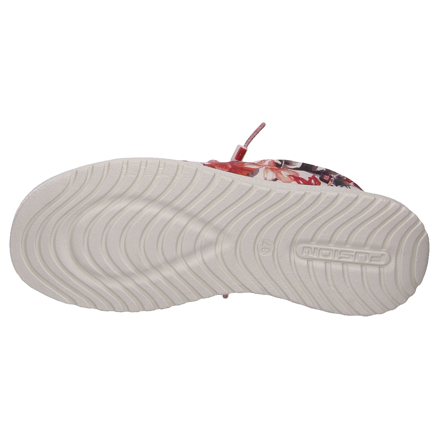Fusion Sneaker weiß geblümt weiss/weiss kombi