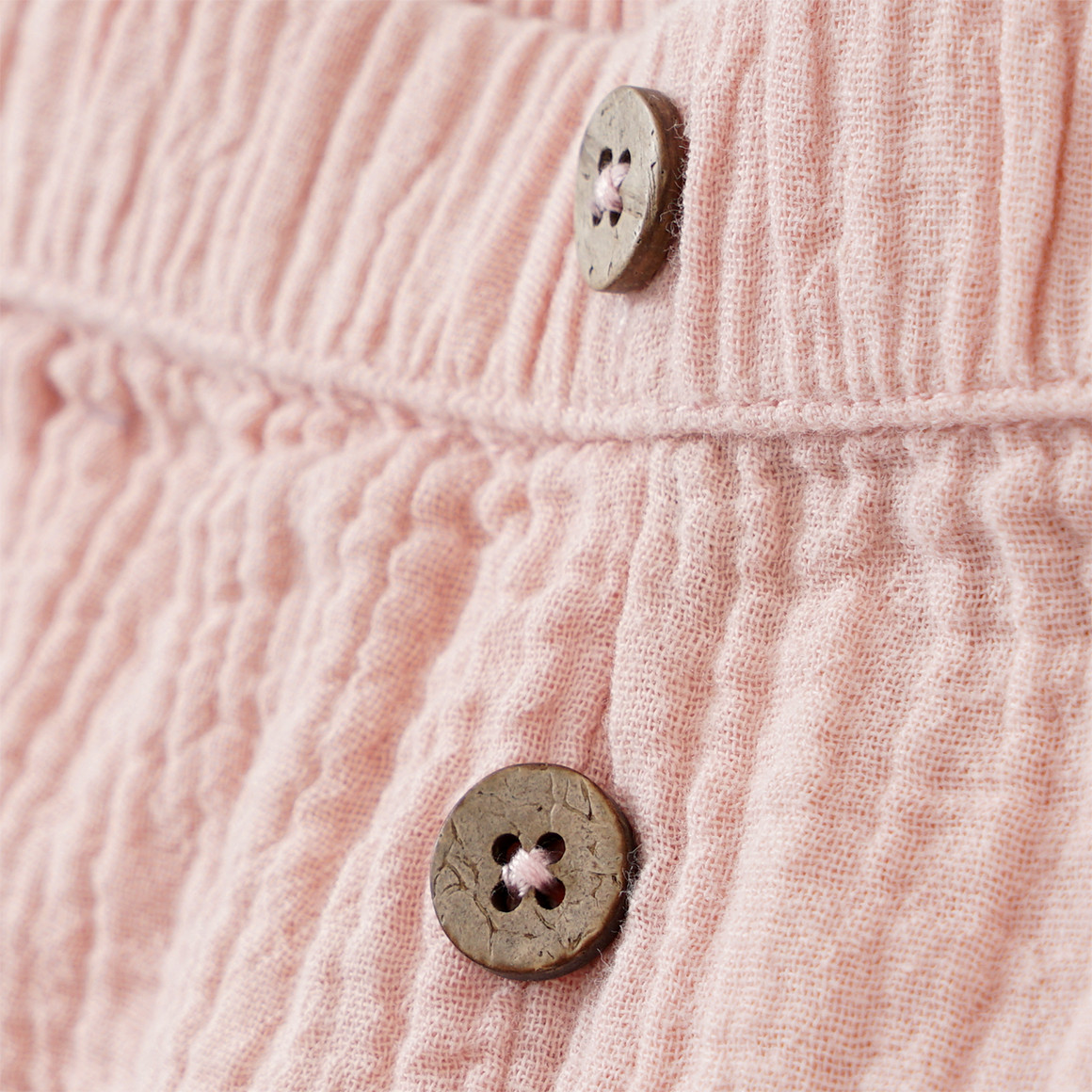 Topomini Pure Collection Baby Musselin-Shorts mit Elastikbund zartrosa