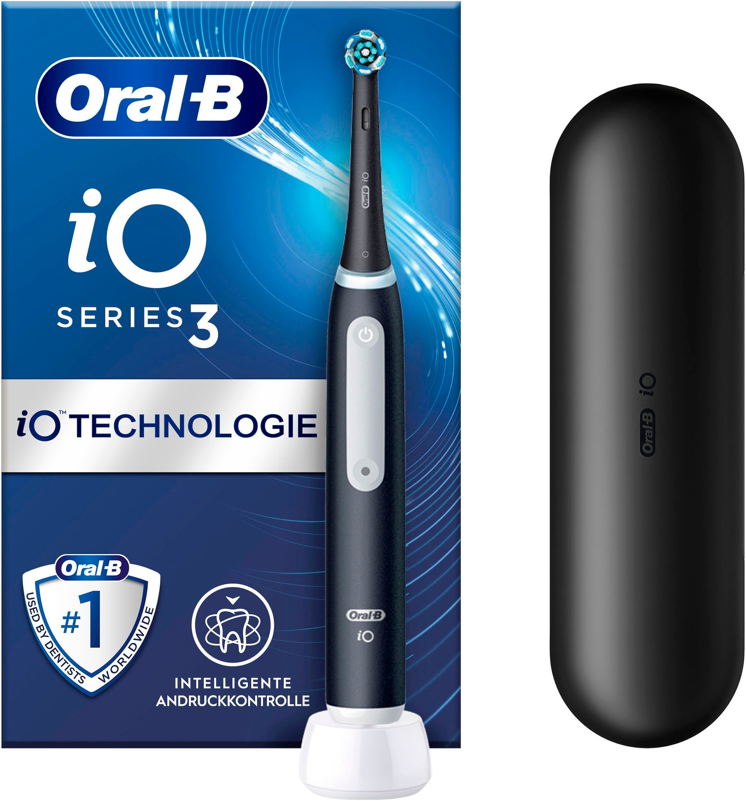 Oral-B Elektrische Zahnbürste »iO Series 3« 1 Stk. Aufsteckbürsten Magnet-Technologie