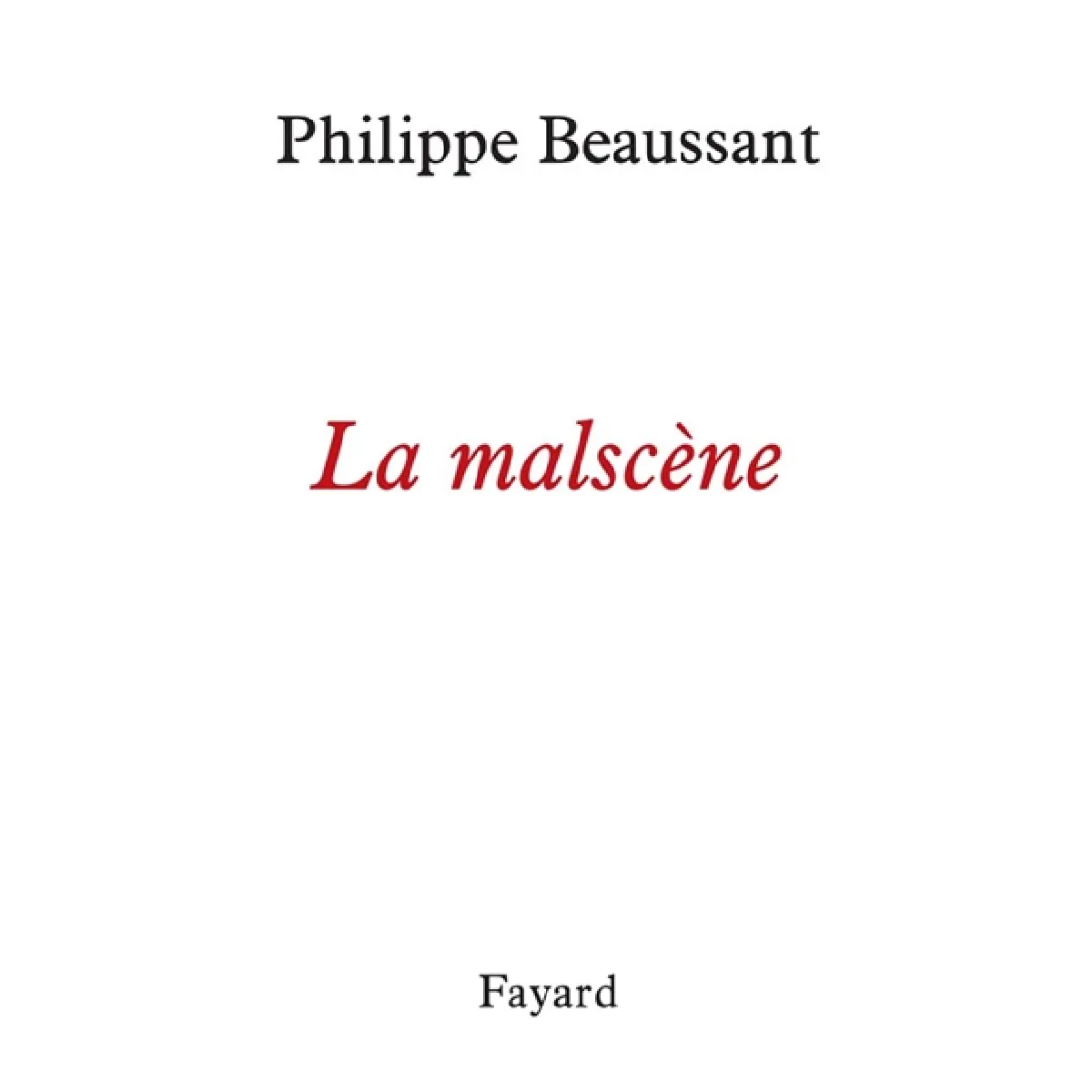 La malscène · Occasion