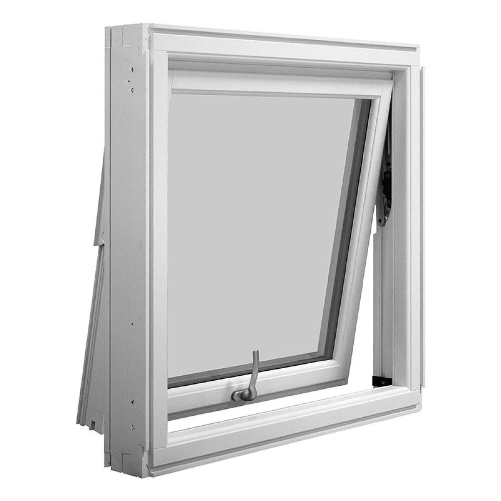 VINDU ULDAL TOPPSVING 59X59CM 2-GLASS HVIT